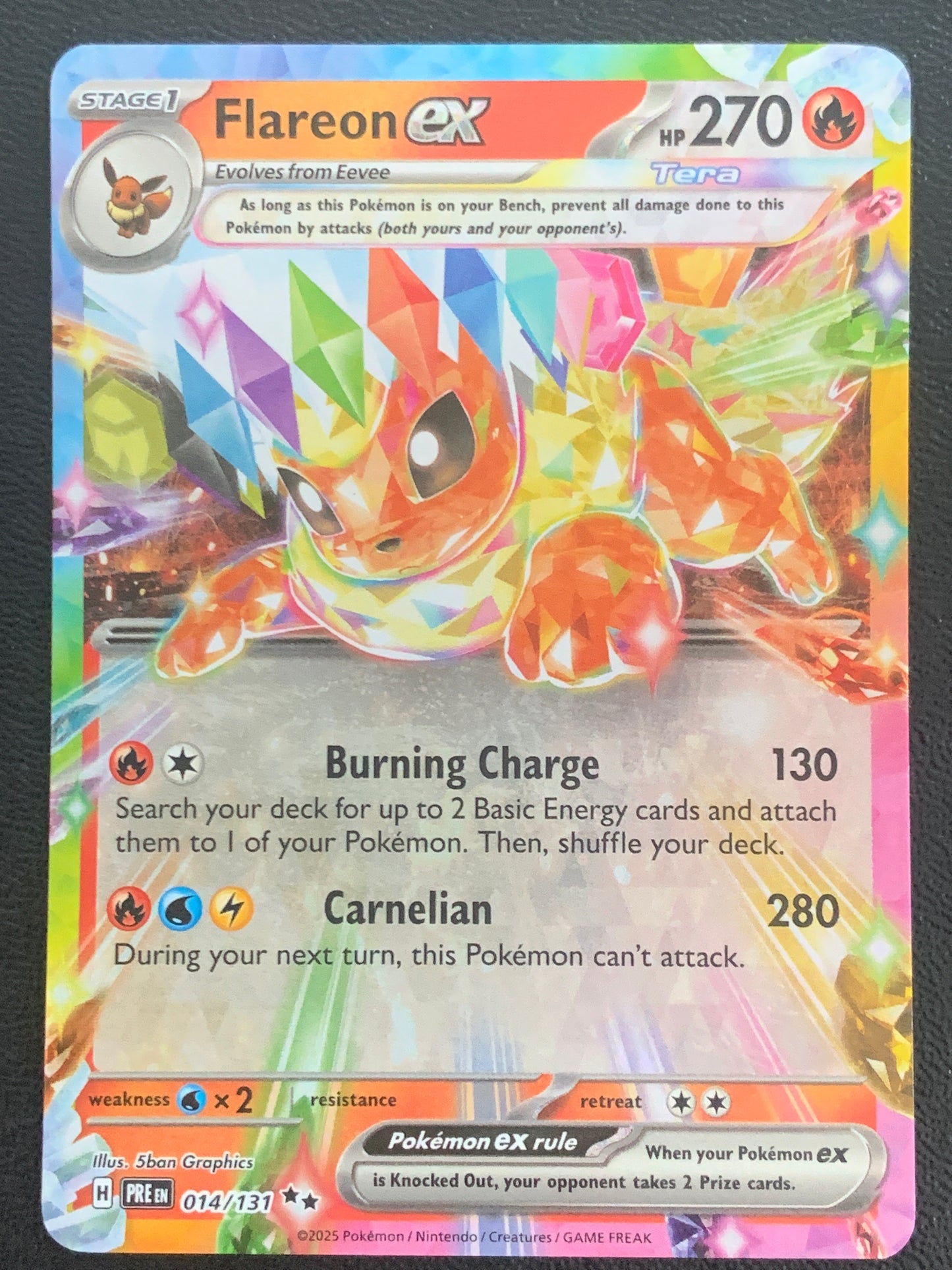 Flareon Ex #014 - Prismatic Evolutions