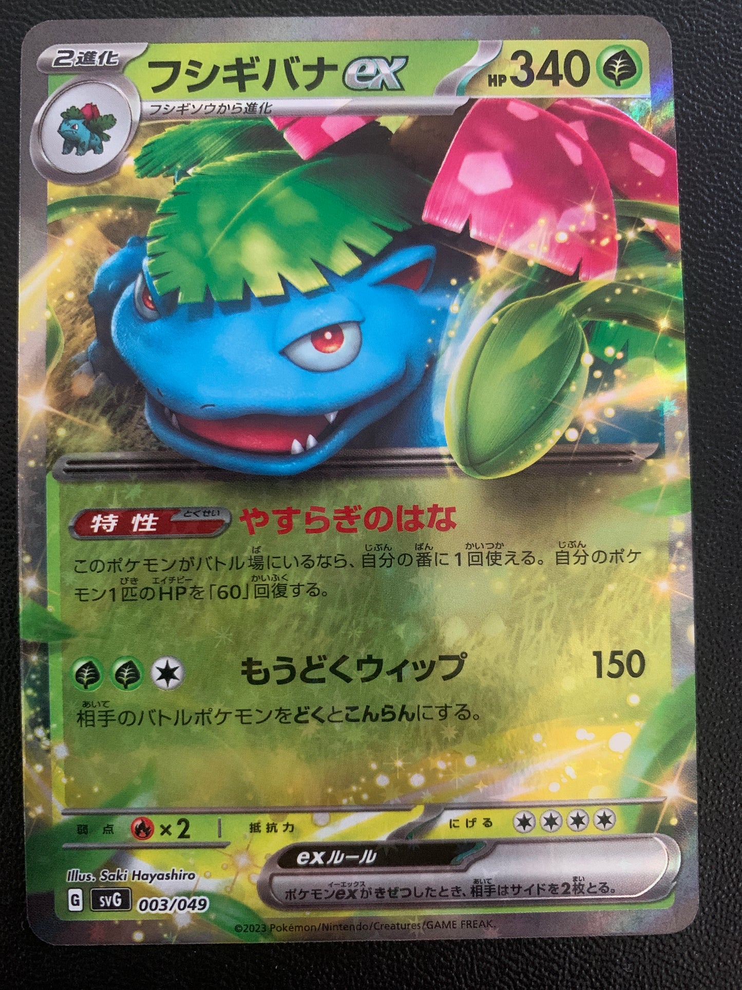 Venusaur EX #003 - Japanese EX Special Set