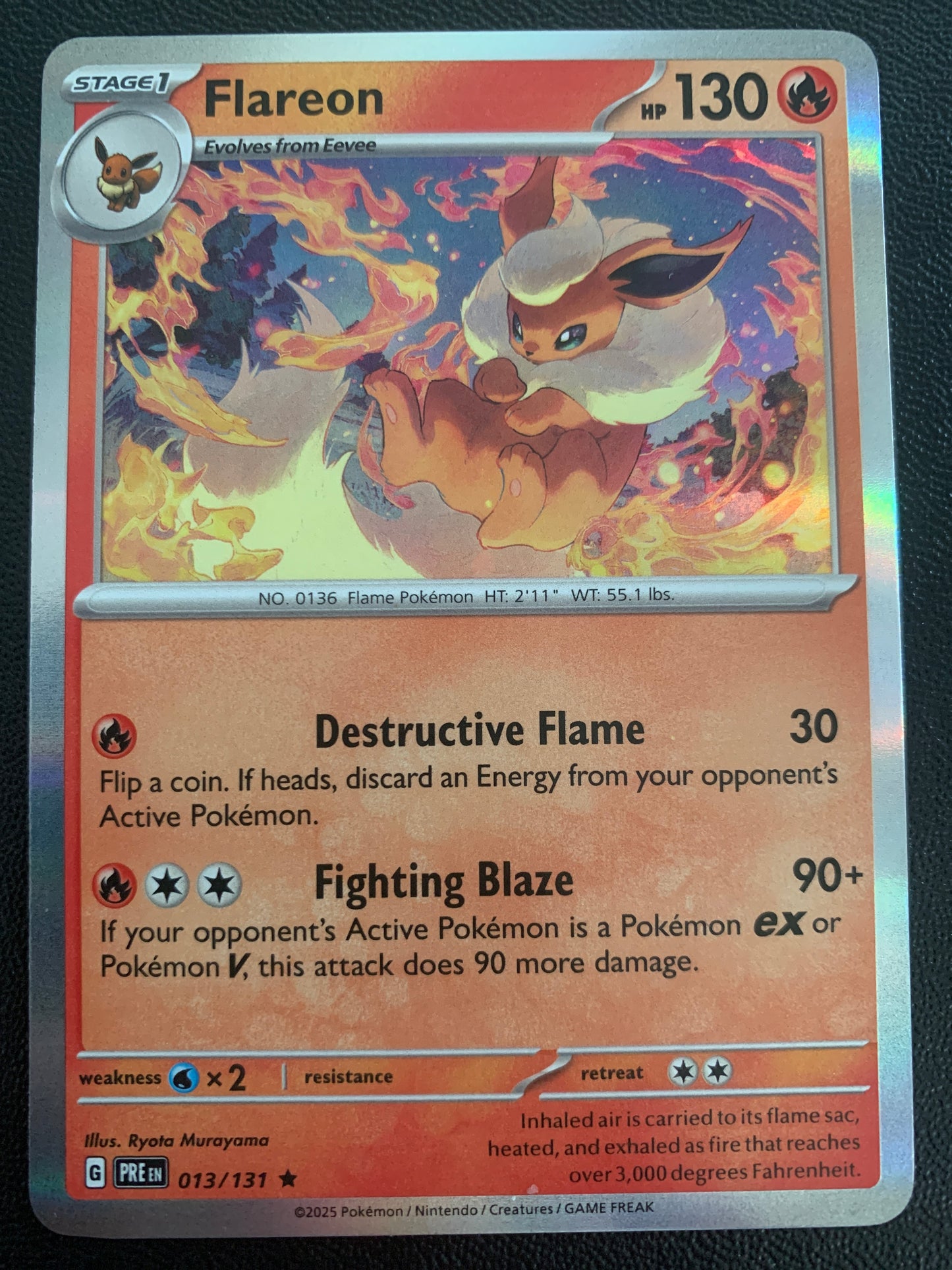 Flareon #013 - Prismatic Evolutions