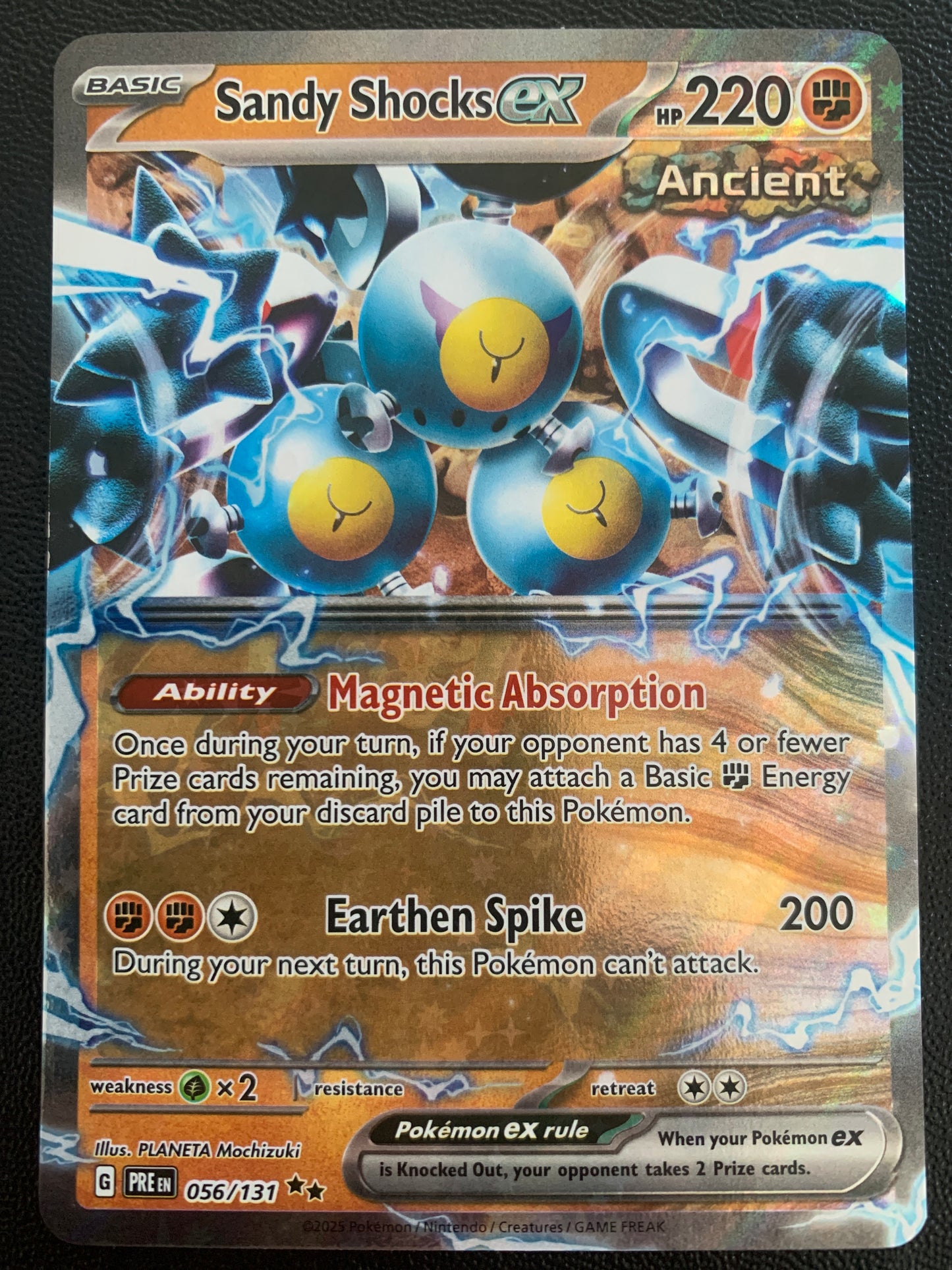 Sand Shocks Ex #056 - Prismatic Evolutions