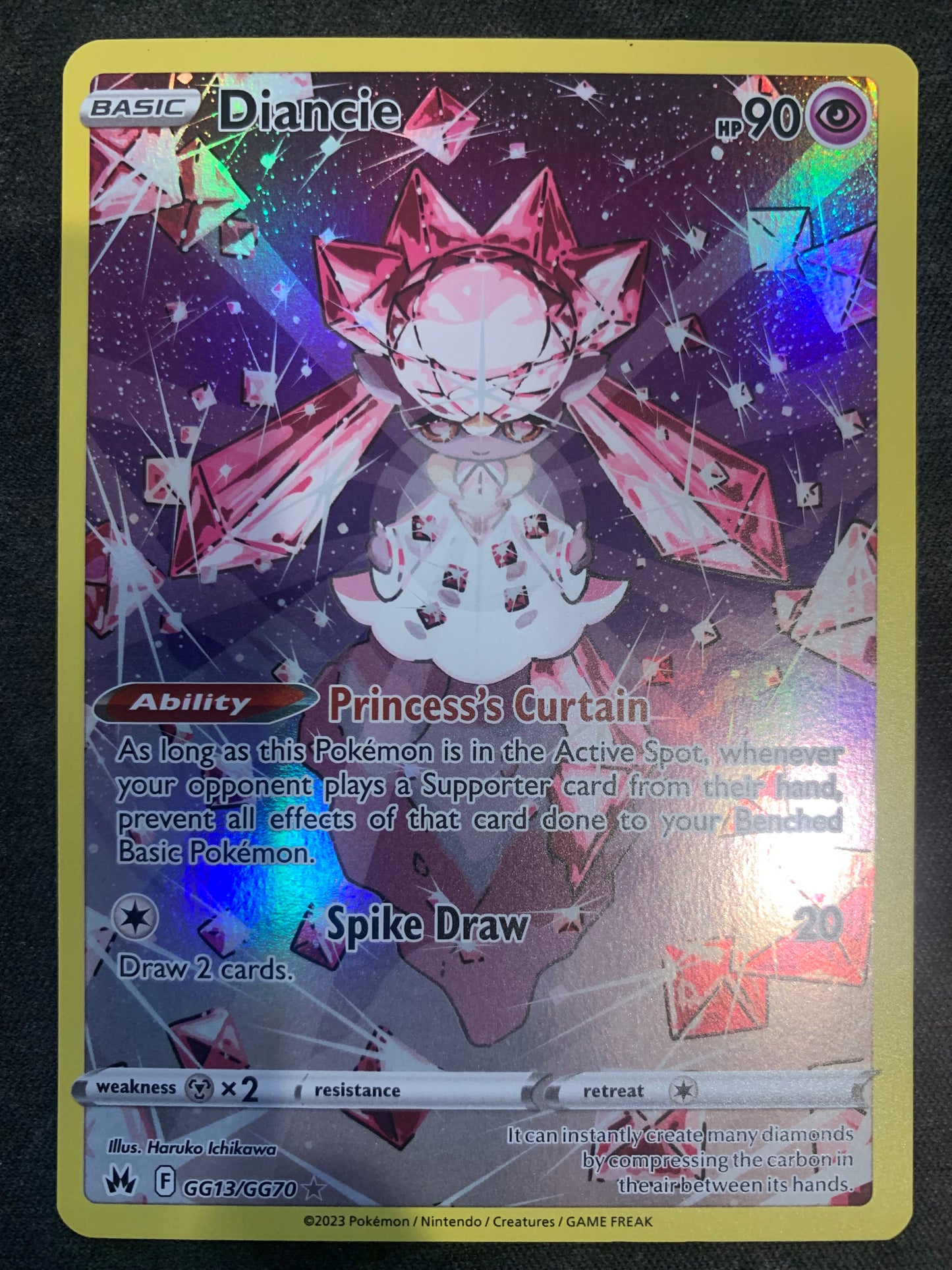 Diancie #GG13 - Crown Zenith
