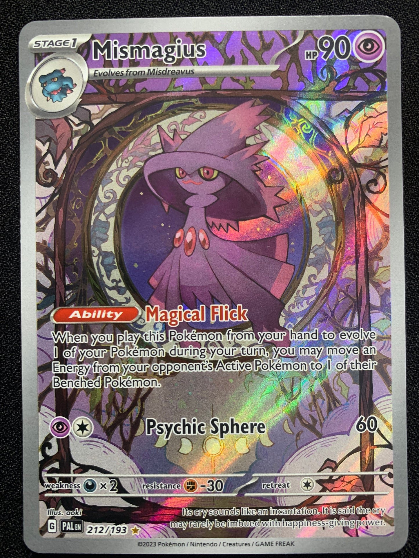 Mismagius #212 - Paldea Evolved