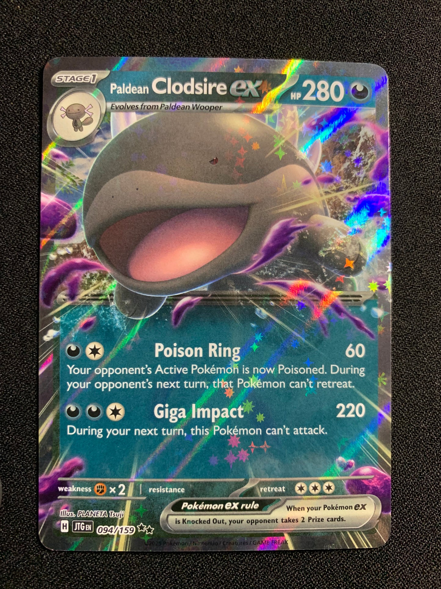 Paldean Clodsire Ex #094 - Journey together