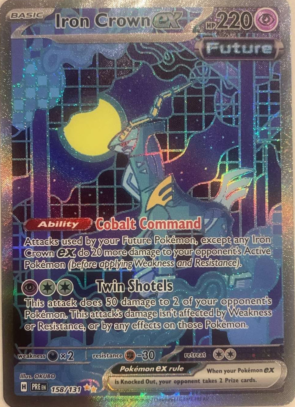 Iron Crown EX - Pokemon TCG: Scarlet & Violet - Prismatic Evolutions