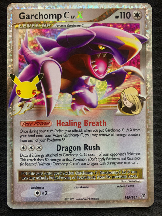 Garchomp C Lv. X #145 - Pokémon Celebrations