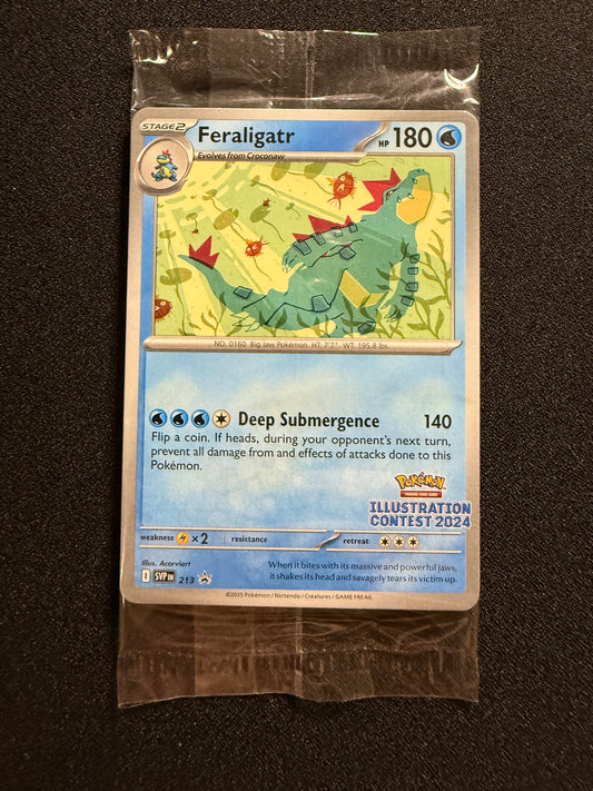 Pokémon Illustration Promos, Feraligator, Pikachu & Toxtricity