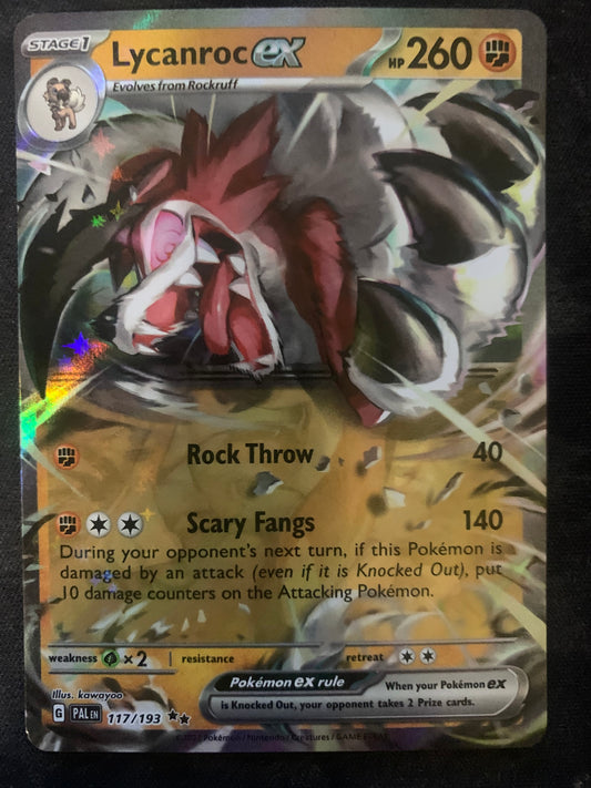 Lycanroc EX #117 - Paldea Evolved