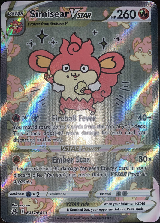 Simisear VSTAR #GG37 - Crown Zenith