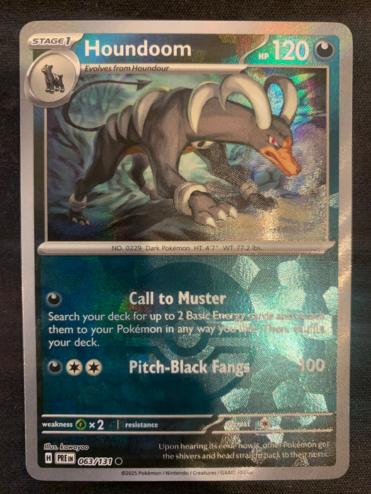 Houndoom [Pokeball] #063 - Prismatic Evolutions