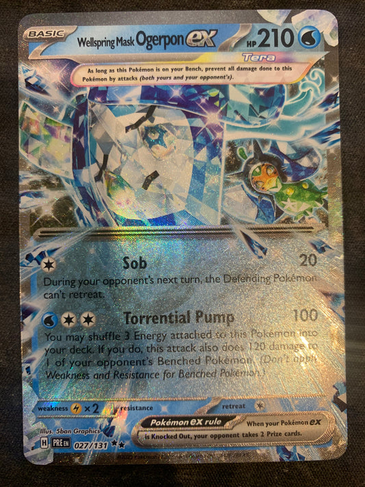 Wellspring Mask Ogerpon EX #027 - Prismatic Evolutions