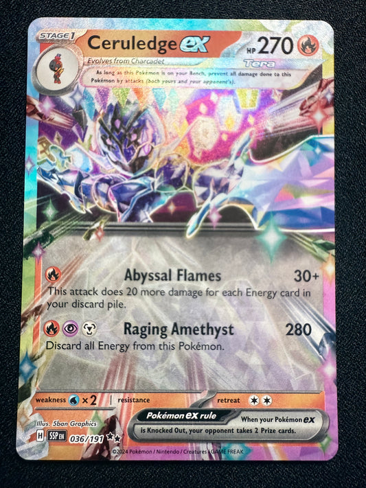 Ceruledge ex #036 -Surging Sparks