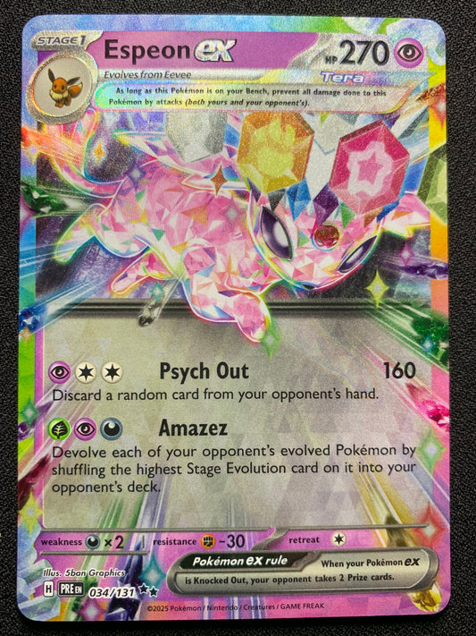 Espeon Ex £034 - Prismatic Evolutions