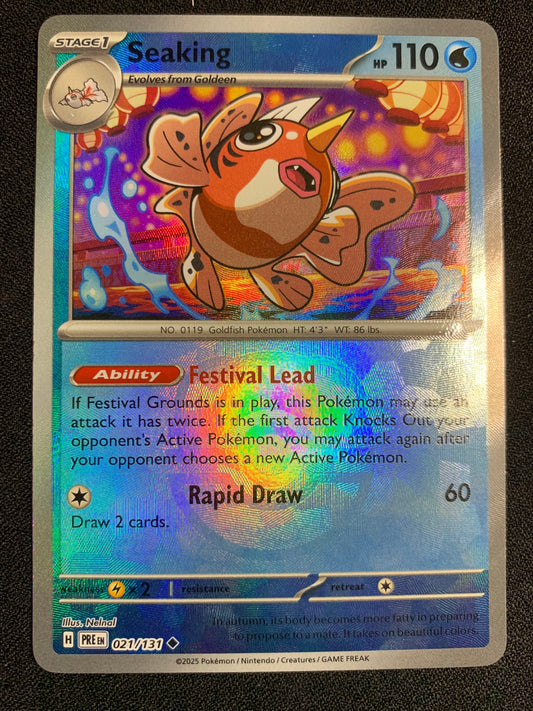 Seaking [Masterball] #021 - Prismatic Evolutions
