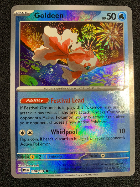 Goldeen [Masterball] #020 - Prismatic Evolutions