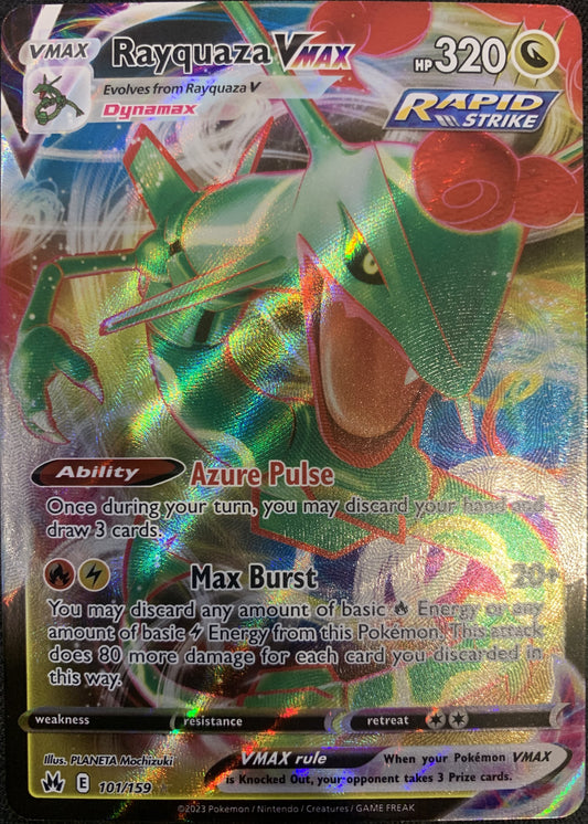 Rayquaza VMAX #101 - Crown Zenith