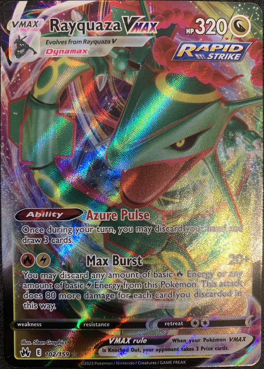 Rayquaza VMAX #102 - Crown Zenith
